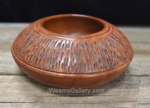 Padok carved Rim Bowl by Van Warren